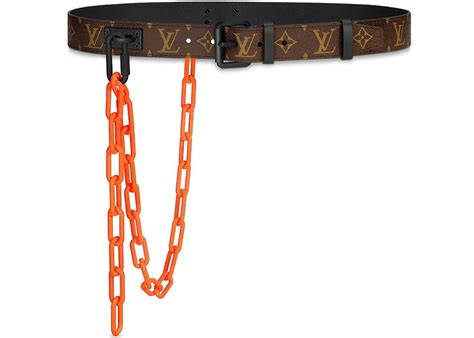 lv belt with chain|Lv belts.